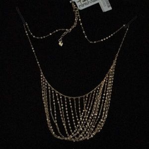 14k Gold chain 17” statement necklace